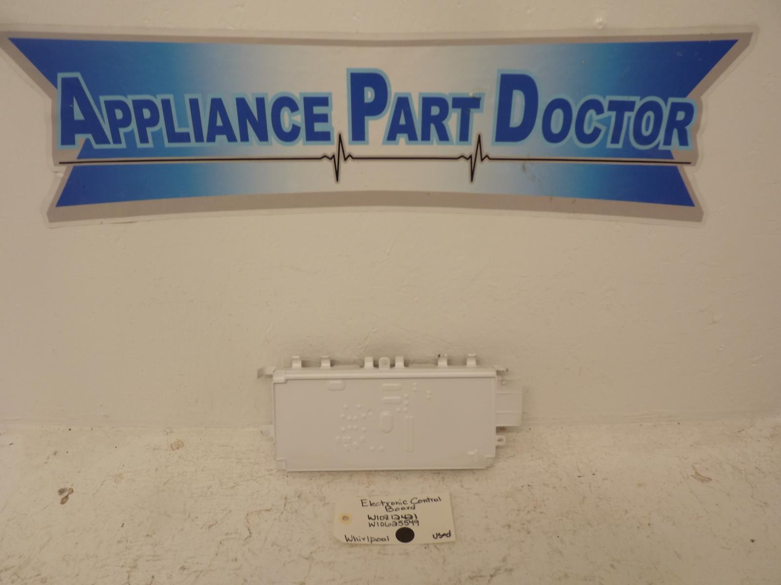 Whirlpool Washer W10812421 W10625549 Electronic Control Board Used Whirlpool Washer W10812421 W10625549 Electronic Control Board Used